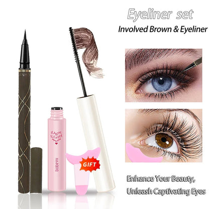 Ultra-Fine Brush - Silk Fiber Curling Mascara